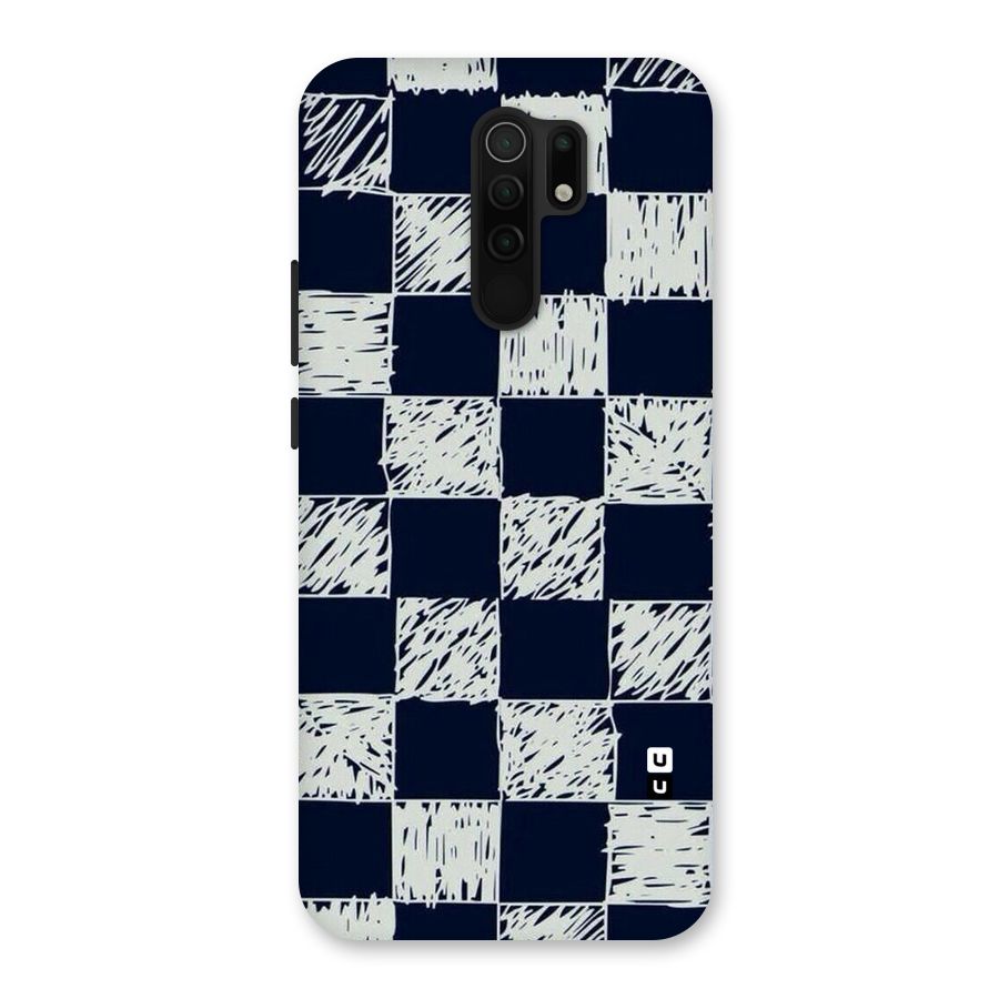 Sketchy Check Design Back Case for Poco M2