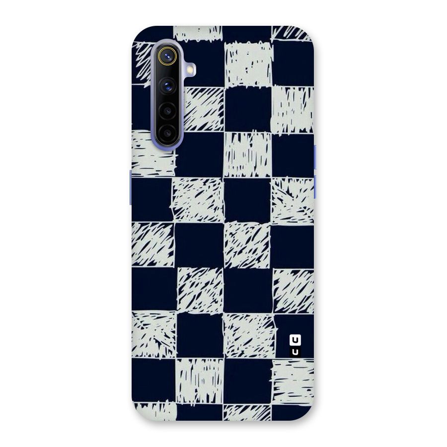 Sketchy Check Design Back Case for Realme 6i