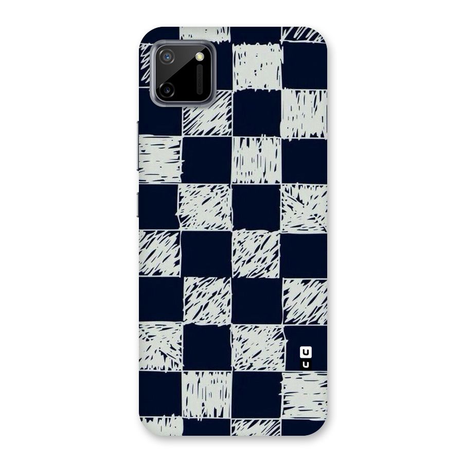 Sketchy Check Design Back Case for Realme C11