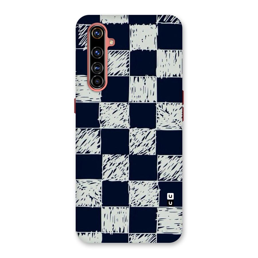 Sketchy Check Design Back Case for Realme X50 Pro