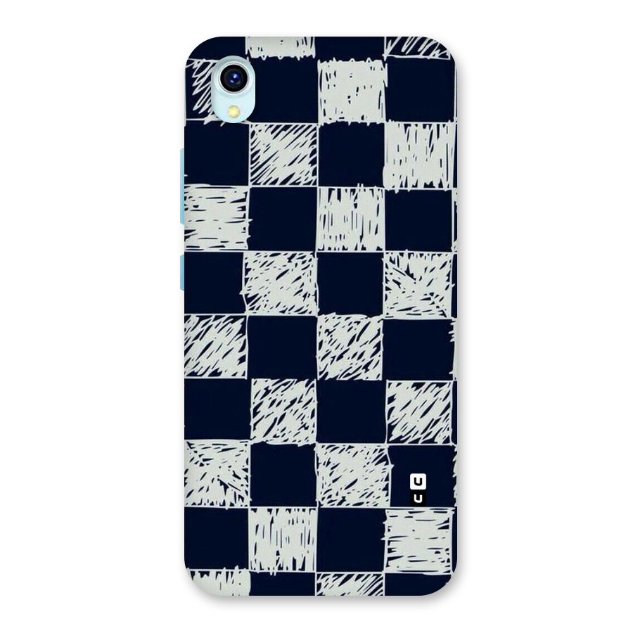 Sketchy Check Design Back Case for Vivo Y1s