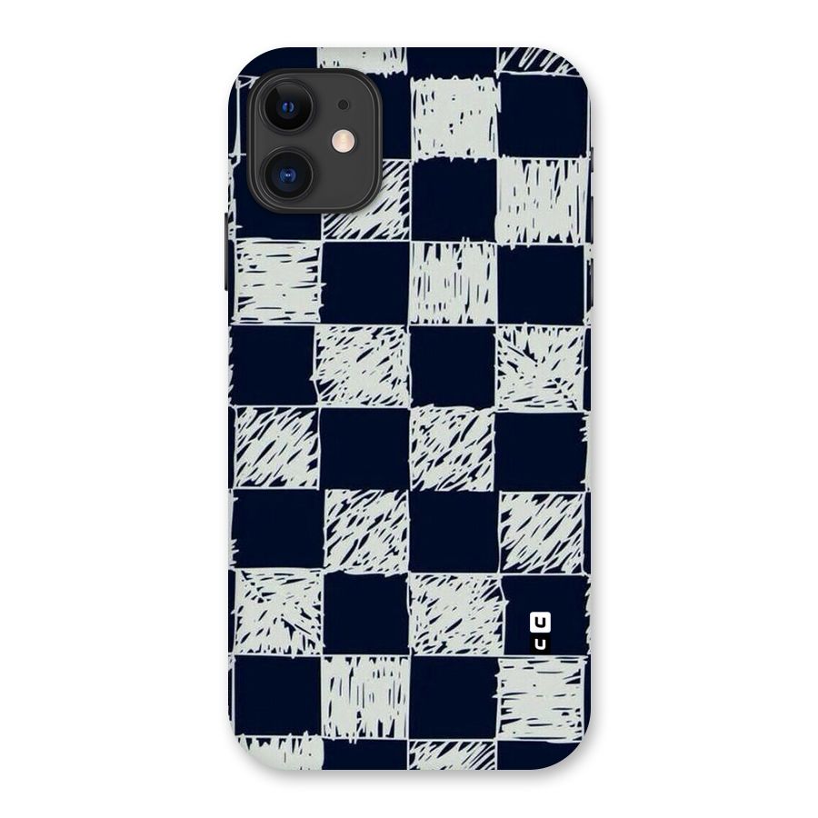 Sketchy Check Design Back Case for iPhone 11