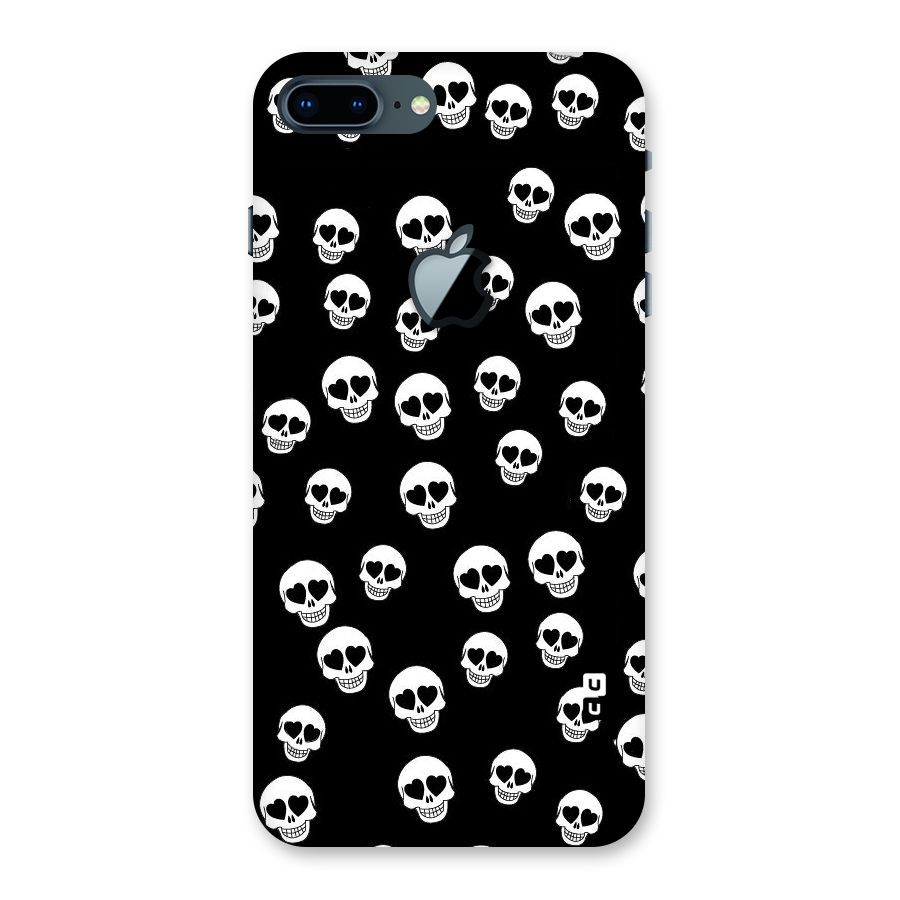 Skull Heart Back Case for iPhone 7 Plus Apple Cut