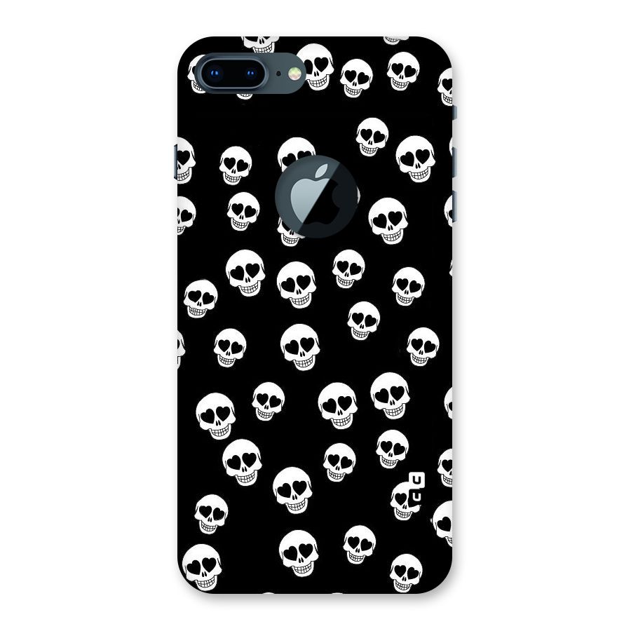 Skull Heart Back Case for iPhone 7 Plus Logo Cut