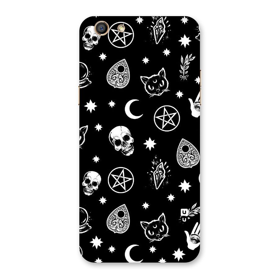 Skull Moon Design Back Case for Oppo F3