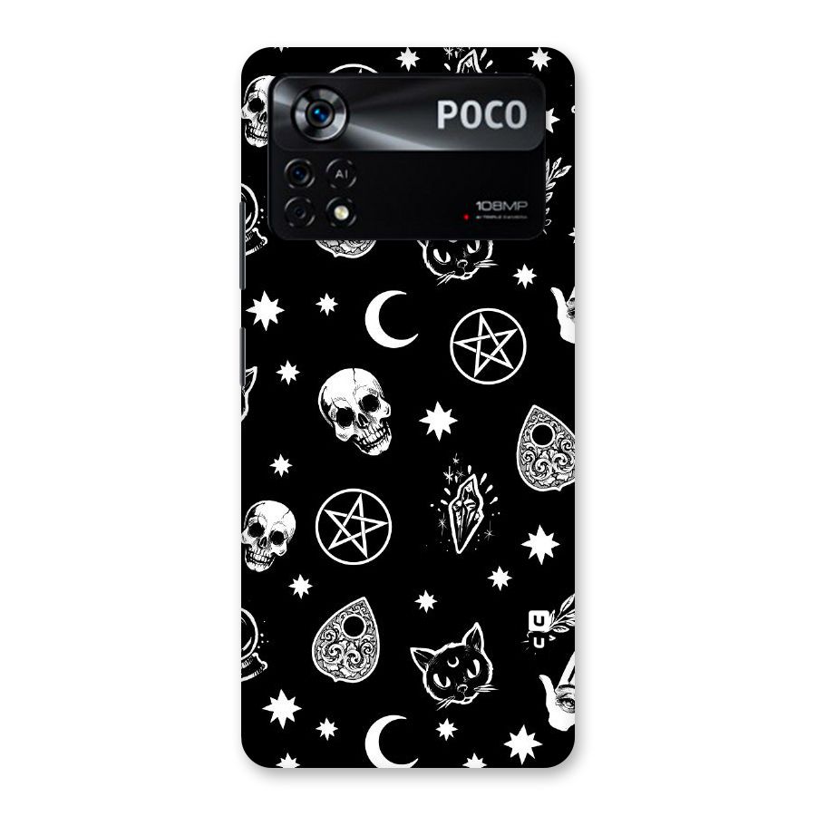 Skull Moon Design Back Case for Poco X4 Pro 5G