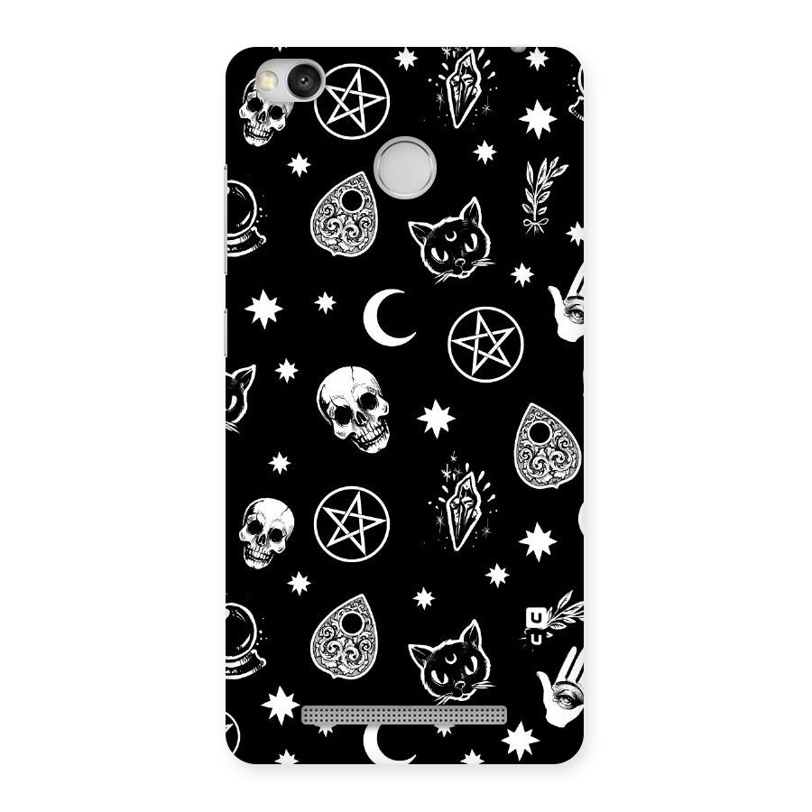 Skull Moon Design Back Case for Redmi 3S Prime