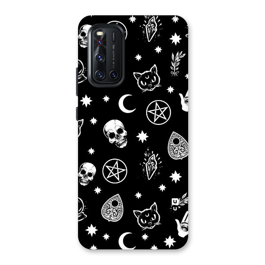 Skull Moon Design Back Case for Vivo V19