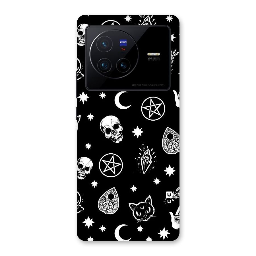 Skull Moon Design Back Case for Vivo X80