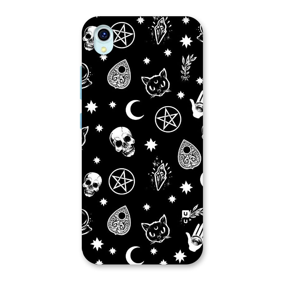 Skull Moon Design Back Case for Vivo Y1s