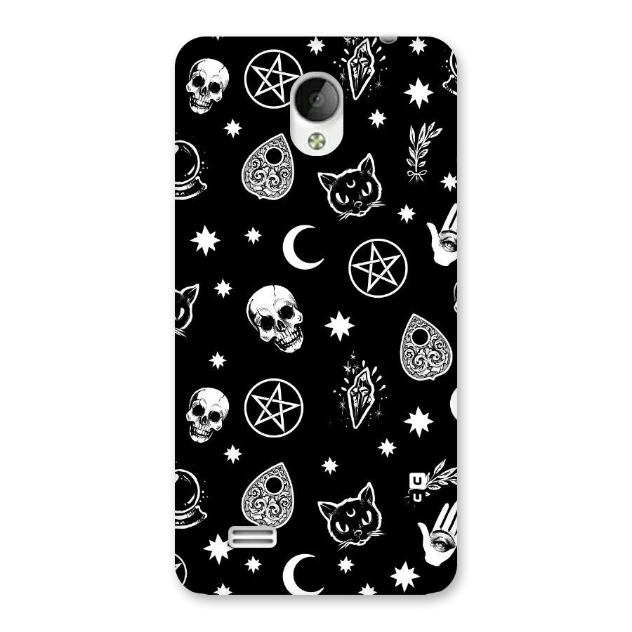 Skull Moon Design Back Case for Vivo Y21