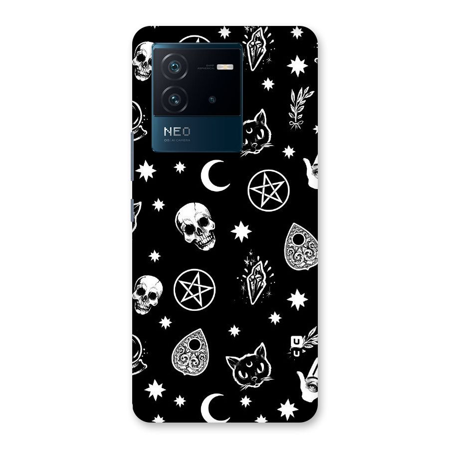Skull Moon Design Back Case for Vivo iQOO Neo 6 5G
