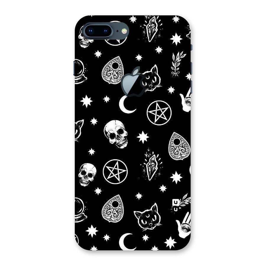 Skull Moon Design Back Case for iPhone 7 Plus Apple Cut