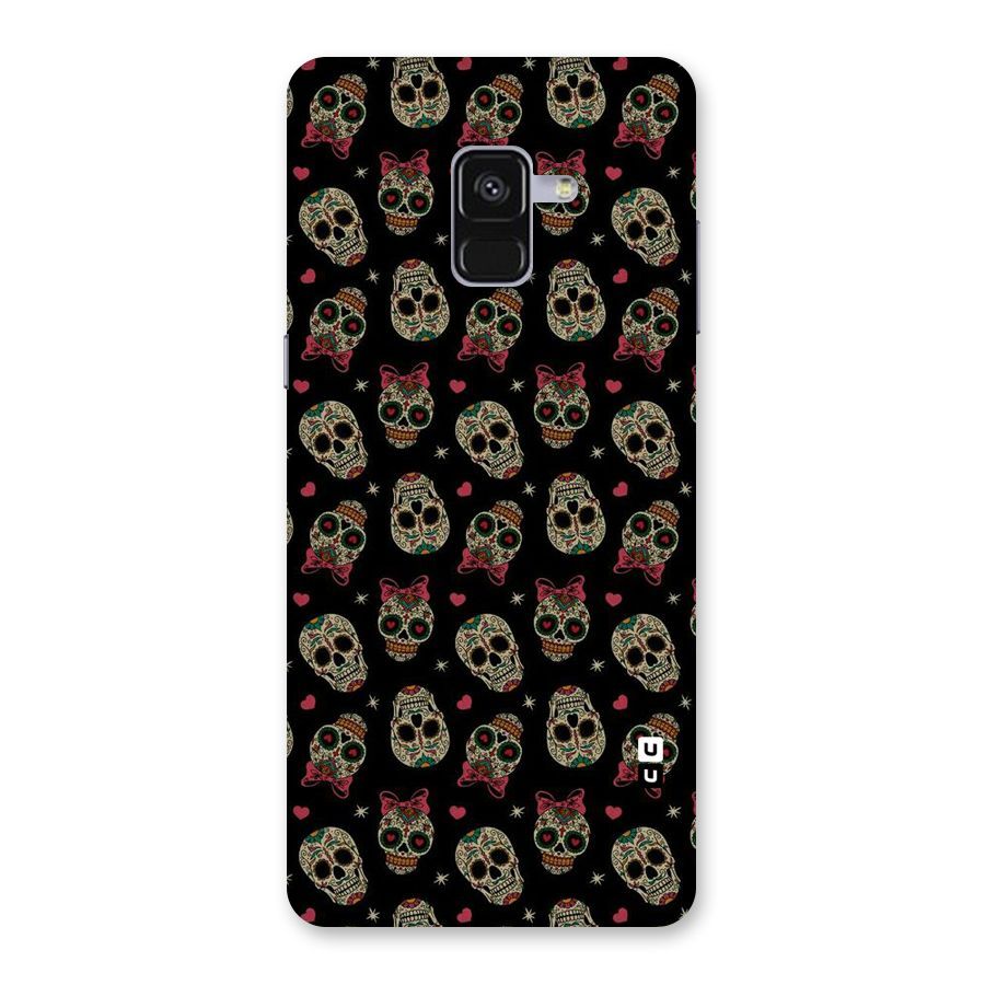 Skull Pattern Back Case for Galaxy A8 Plus