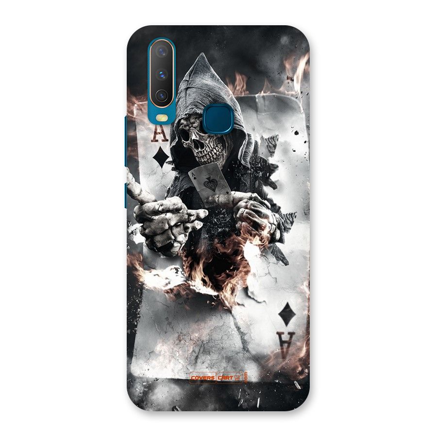 Skull with an Ace Back Case for Vivo U10