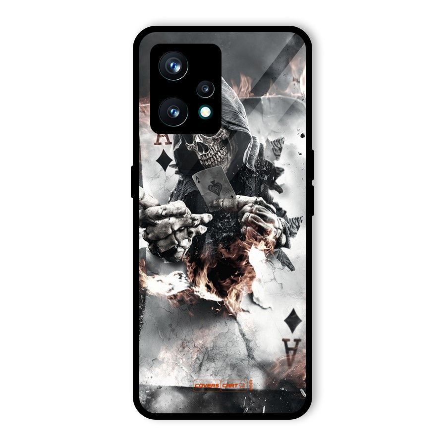 Skull with an Ace Glass Back Case for Realme 9 Pro Plus 5G