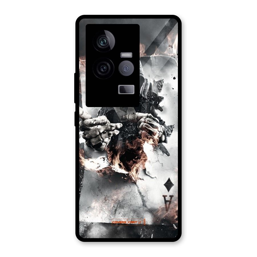 Skull with an Ace Glass Back Case for Vivo iQOO 11 5G