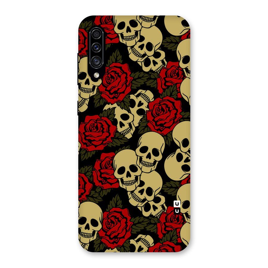 Skulled Roses Back Case for Galaxy A30s