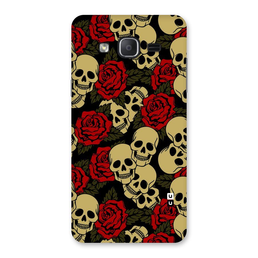 Skulled Roses Back Case for Galaxy On7 2015