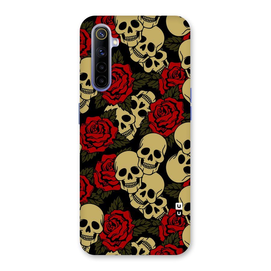 Skulled Roses Back Case for Realme 6i