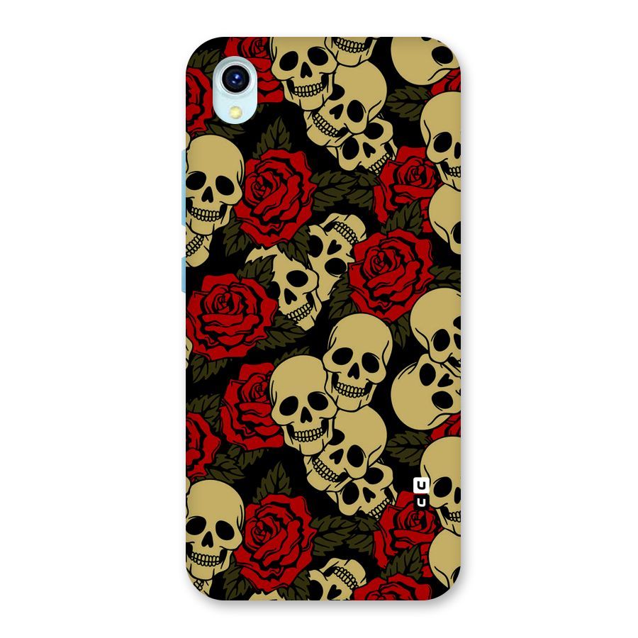 Skulled Roses Back Case for Vivo Y1s