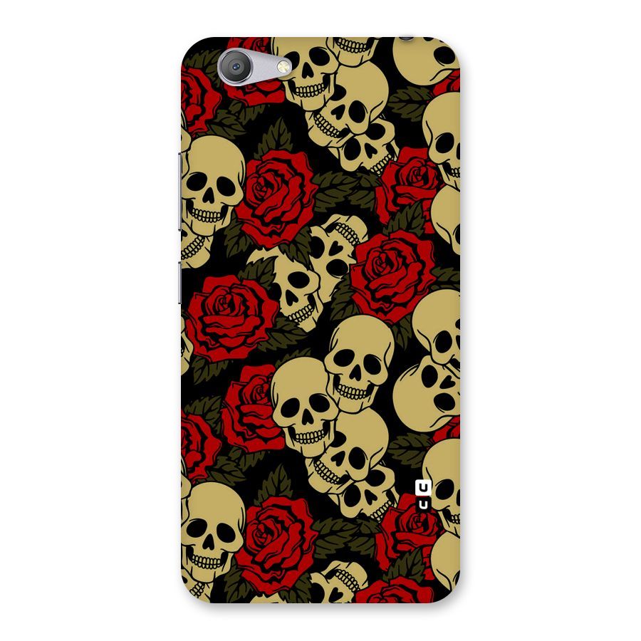 Skulled Roses Back Case for Vivo Y53