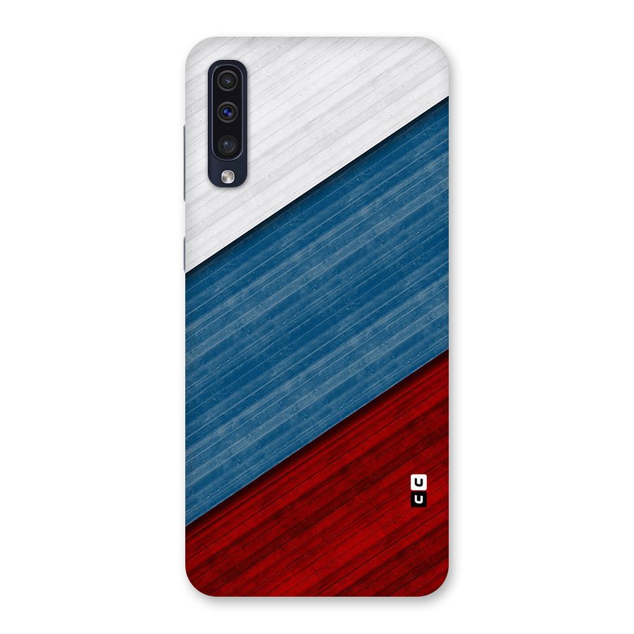 Slant Beautiful Stripe Back Case for Galaxy A50