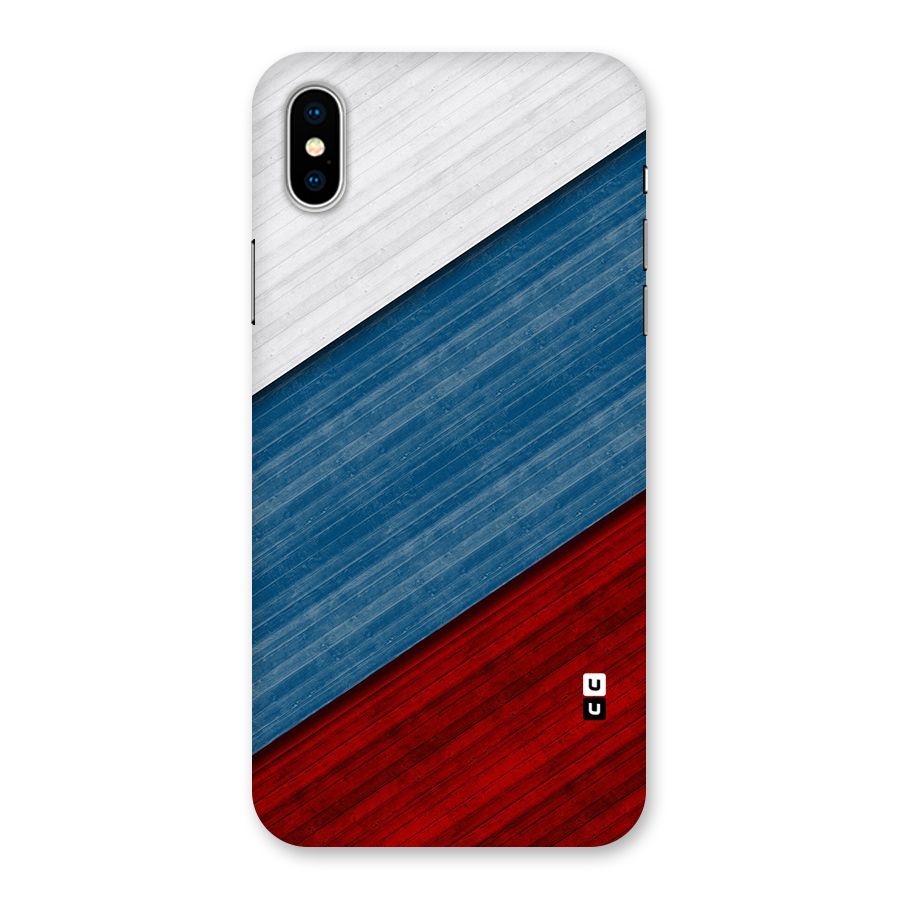 Slant Beautiful Stripe Back Case for iPhone X