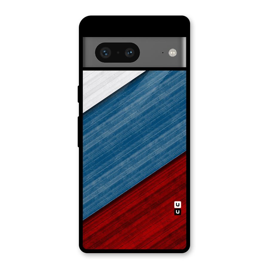 Slant Beautiful Stripe Glass Back Case for Google Pixel 7