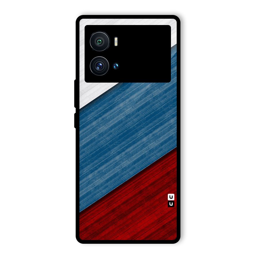 Slant Beautiful Stripe Glass Back Case for Vivo iQOO 9 Pro