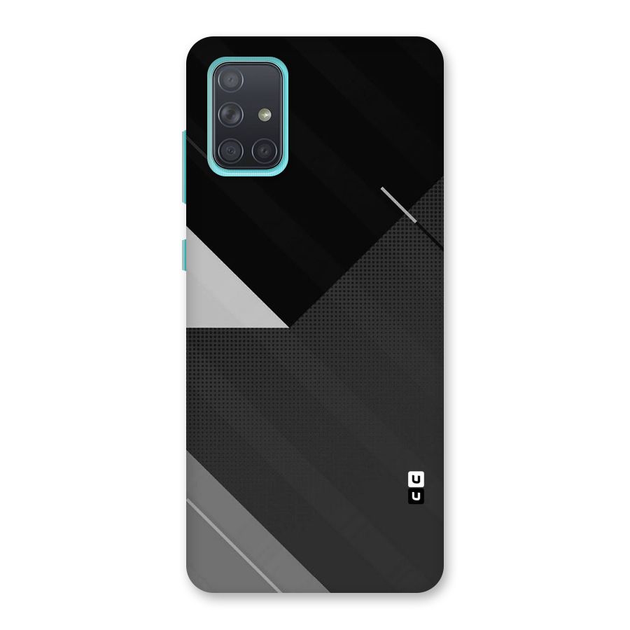 Slant Grey Back Case for Galaxy A71
