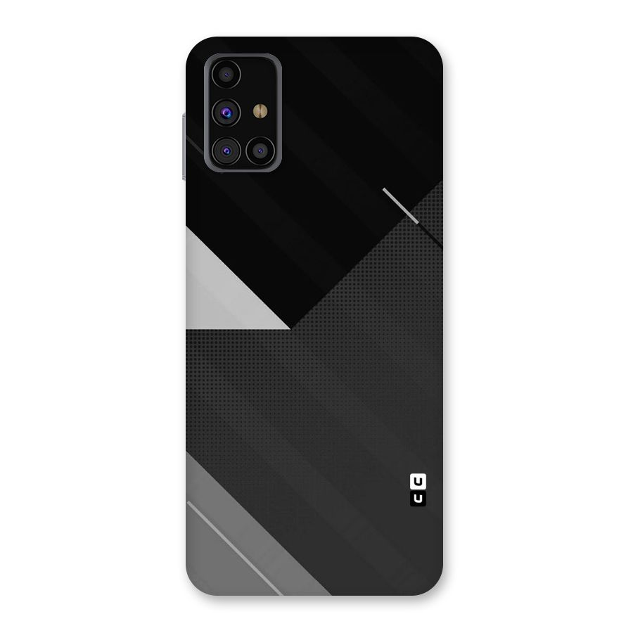 Slant Grey Back Case for Galaxy M31s