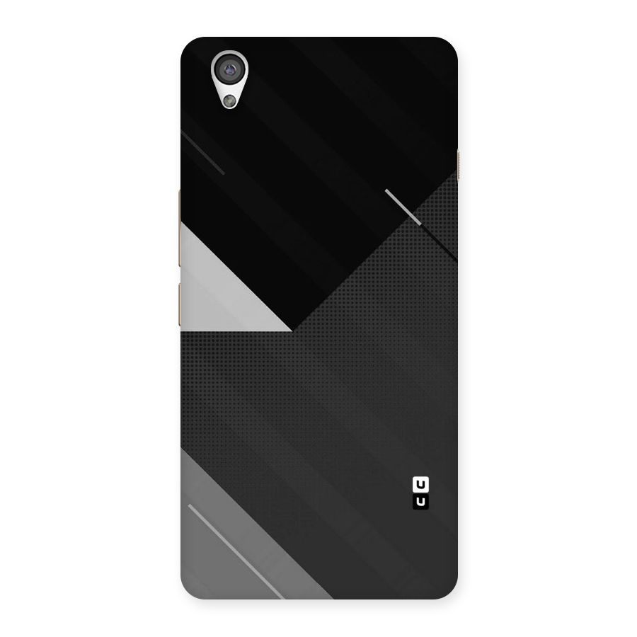 Slant Grey Back Case for OnePlus X