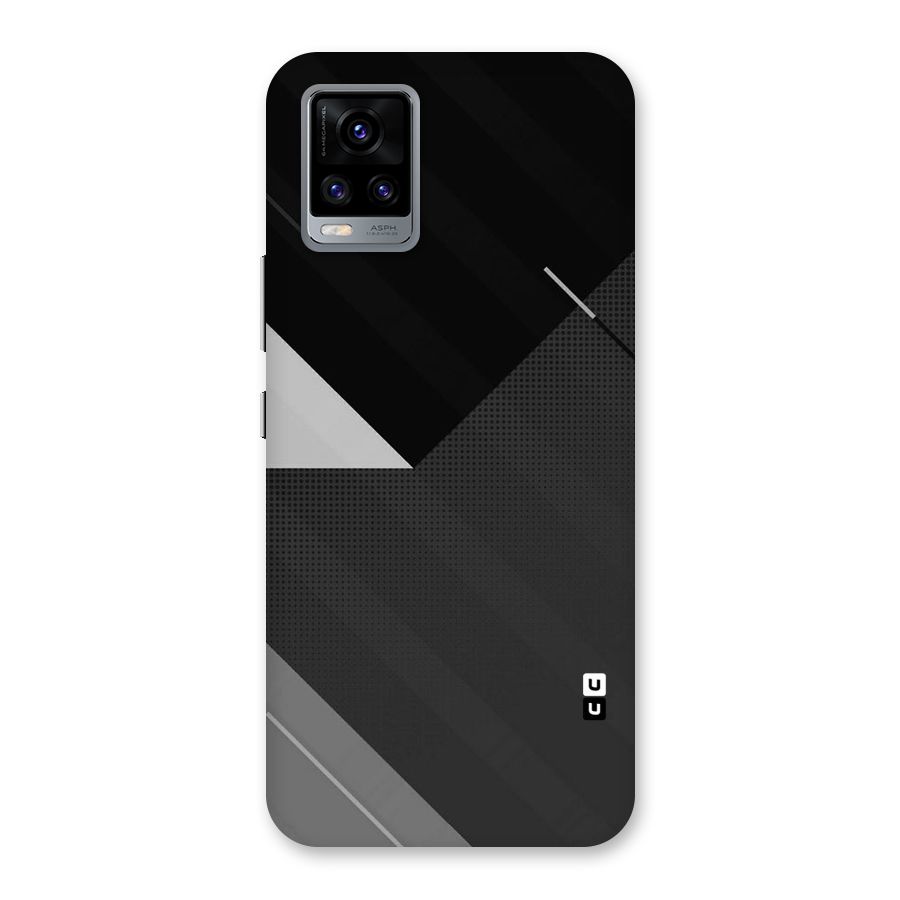 Slant Grey Back Case for Vivo V20