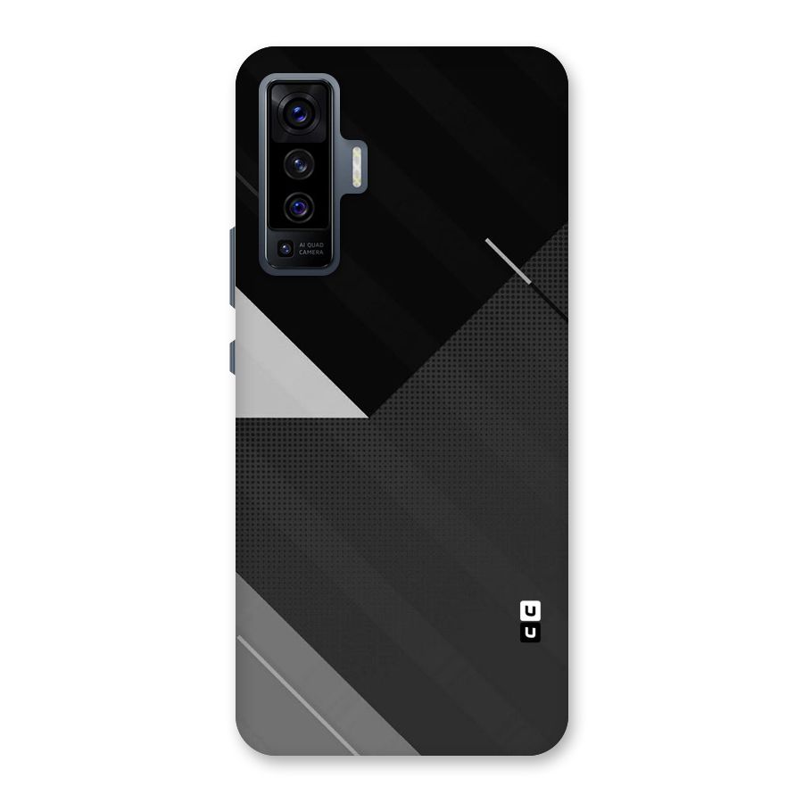 Slant Grey Back Case for Vivo X50
