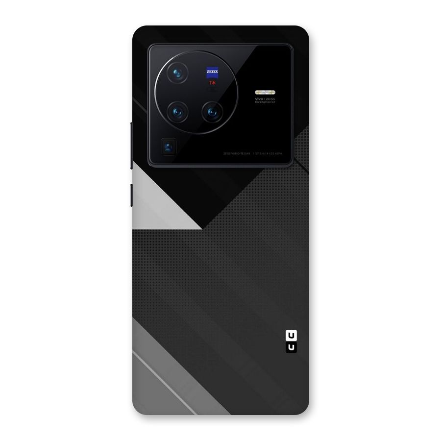 Slant Grey Back Case for Vivo X80 Pro