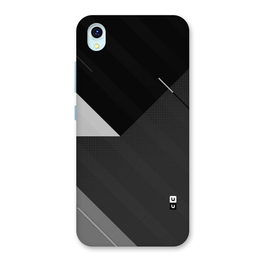 Slant Grey Back Case for Vivo Y1s