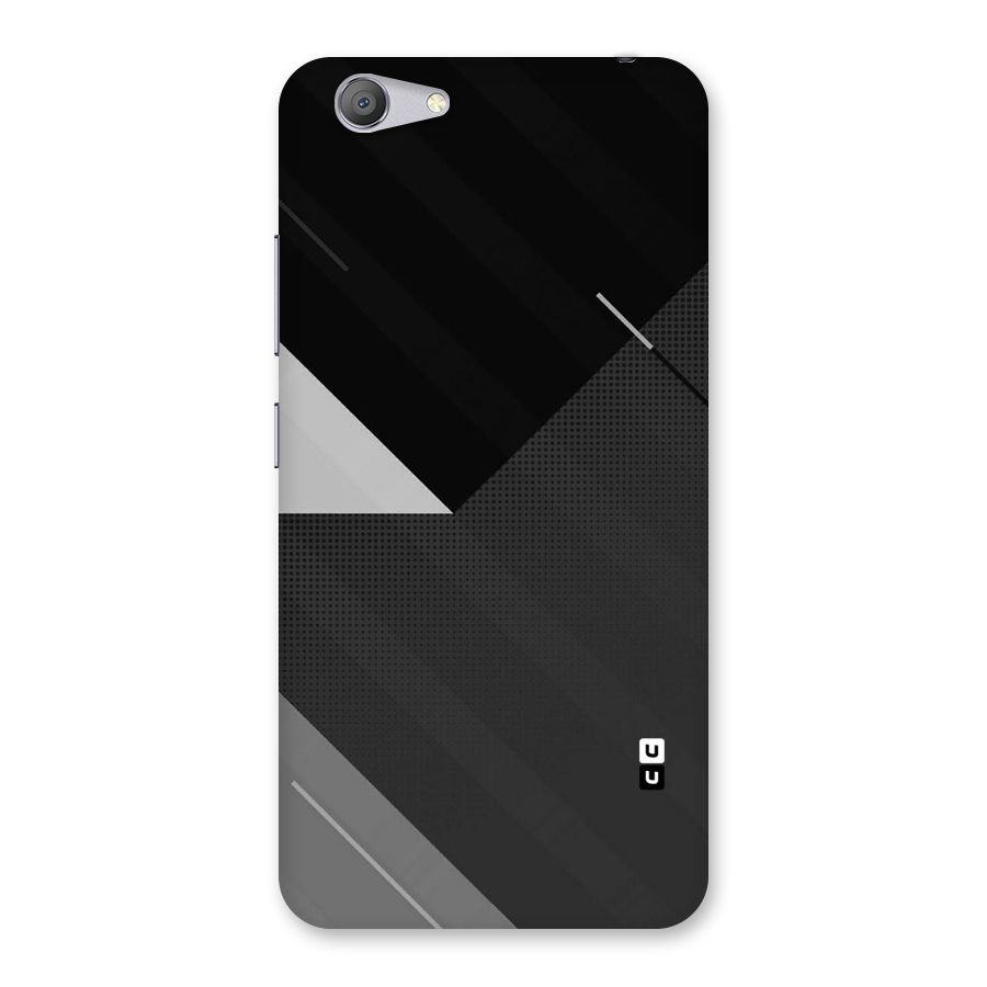 Slant Grey Back Case for Vivo Y53