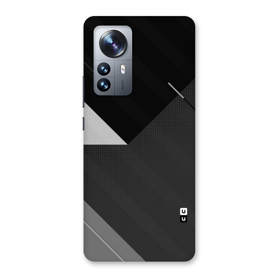 Slant Grey Back Case for Xiaomi 12 Pro