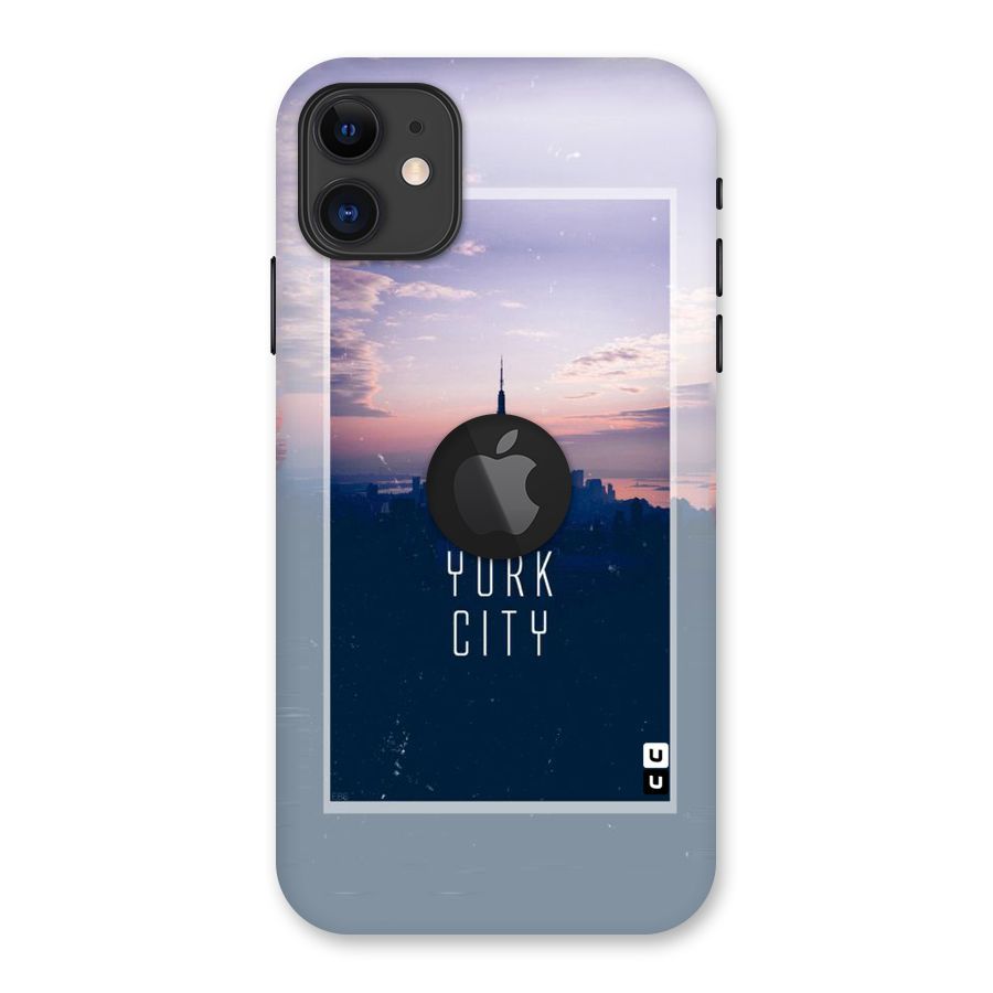 Sleepless City Back Case for iPhone 11 Logo Cut