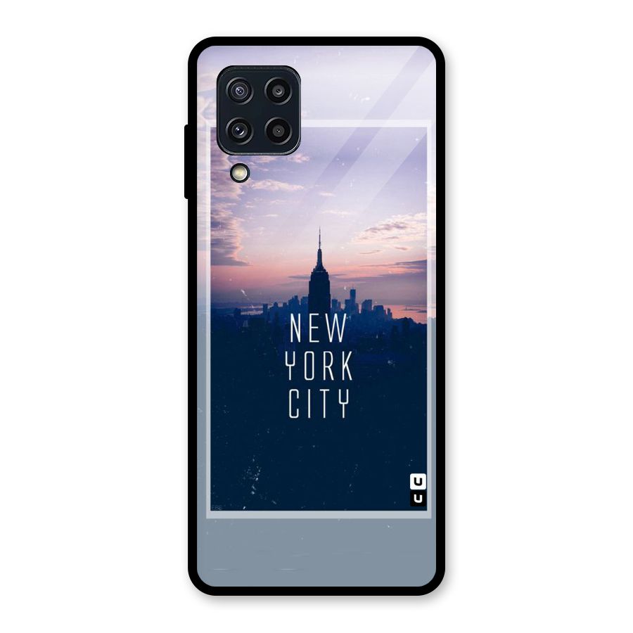 Sleepless City Glass Back Case for Galaxy M32