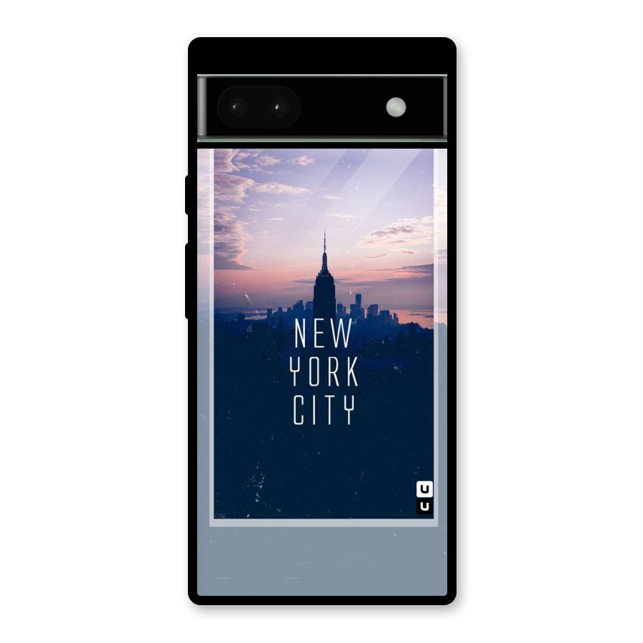 Sleepless City Glass Back Case for Google Pixel 6a