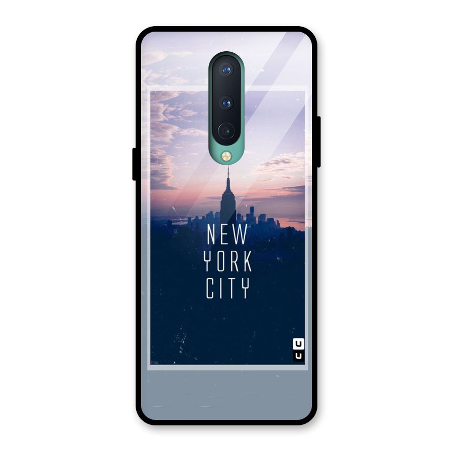 Sleepless City Glass Back Case for OnePlus 8