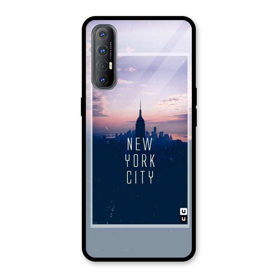 Sleepless City Glass Back Case for Oppo Reno3 Pro