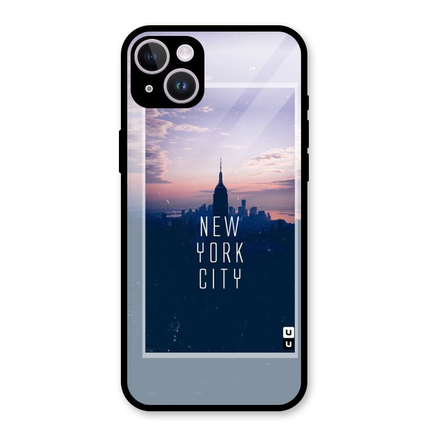 Sleepless City Glass Back Case for iPhone 14 Plus