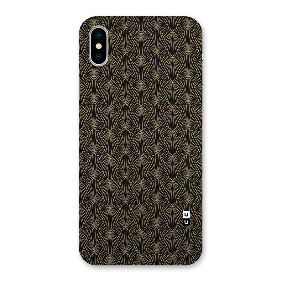 Small Hills Lines Back Case for iPhone XS