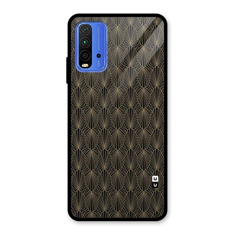Small Hills Lines Glass Back Case for Redmi 9 Power