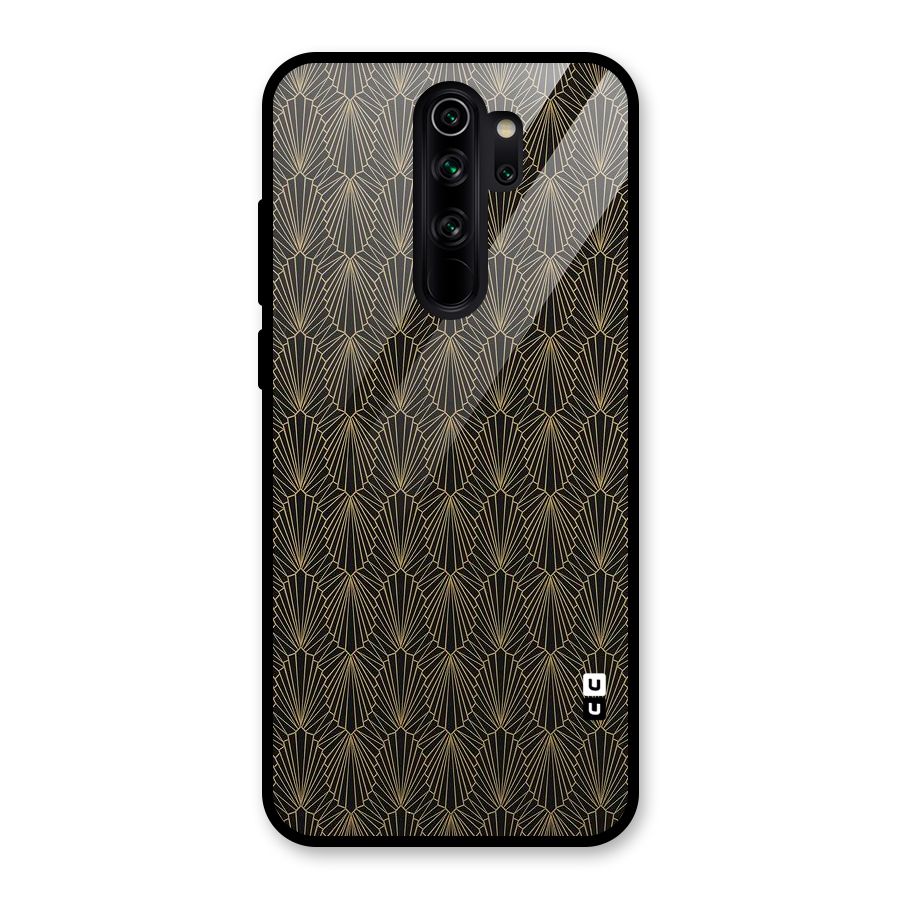 Small Hills Lines Glass Back Case for Redmi Note 8 Pro