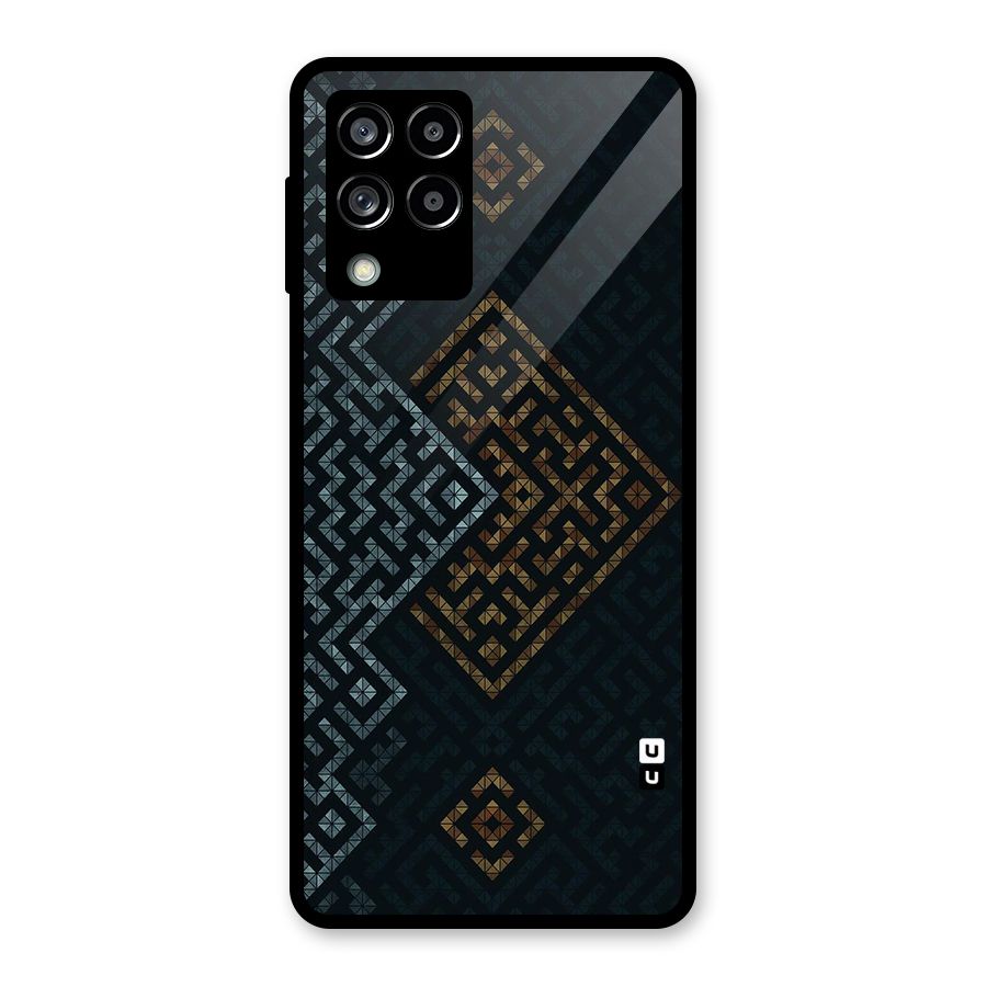 Smart Maze Glass Back Case for Galaxy M53 5G