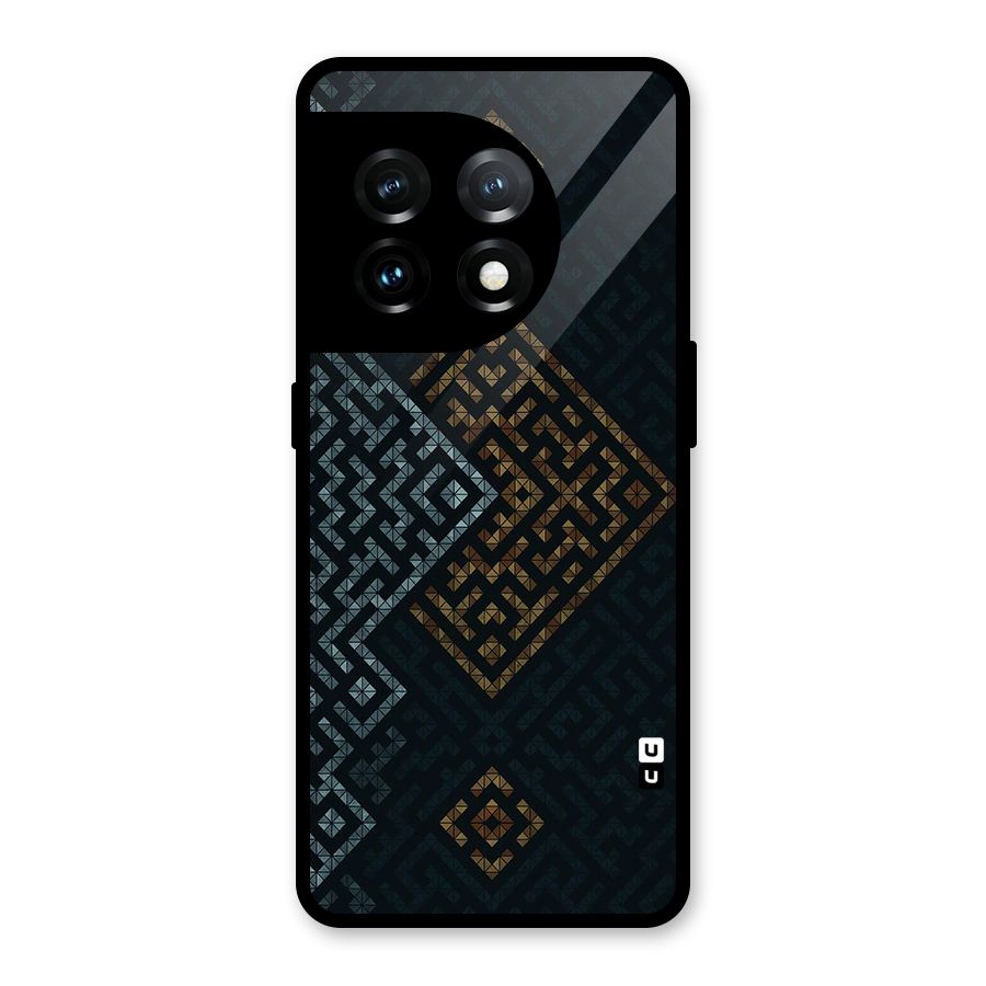 Smart Maze Glass Back Case for OnePlus 11